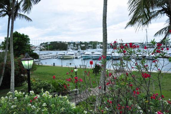 Marina em Hamilton, capital de Bermuda